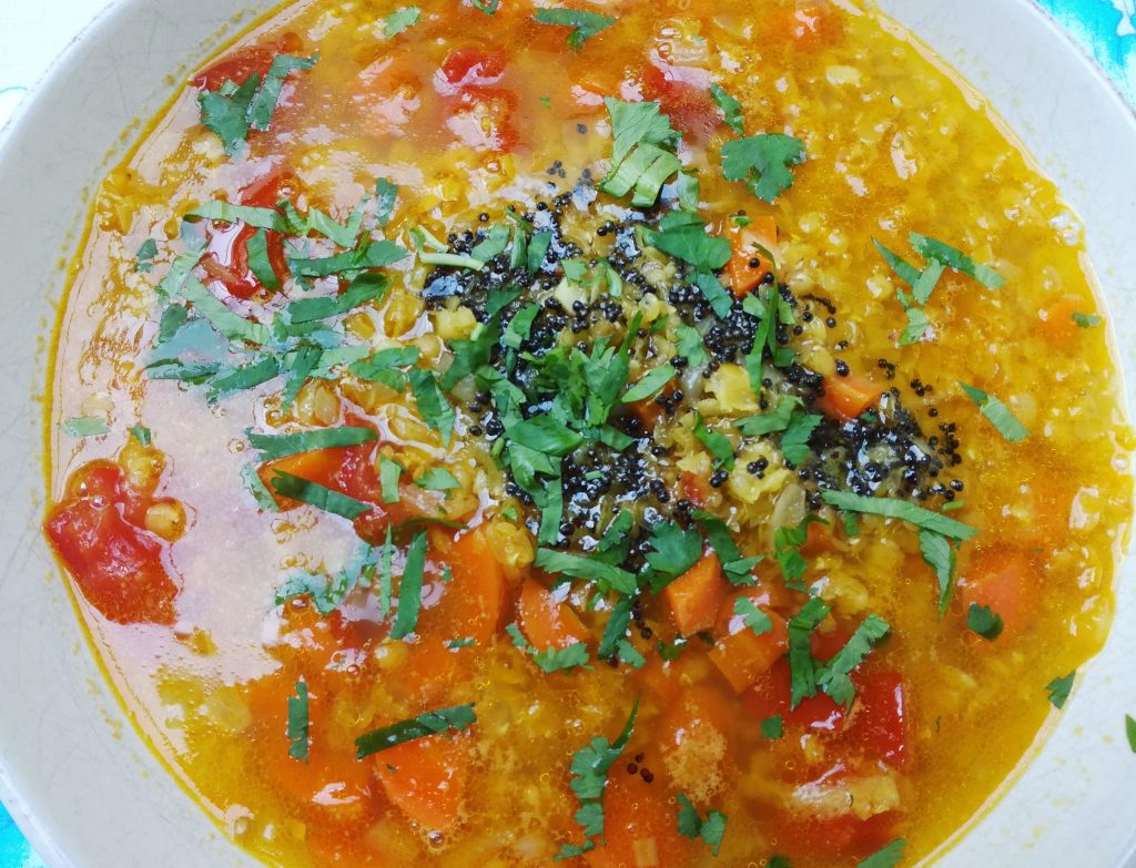 Soupe de lentilles Corail, Dal Style – Owi Owi Fouette-Moi